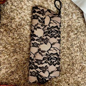 Jessica McClintock lace clutch